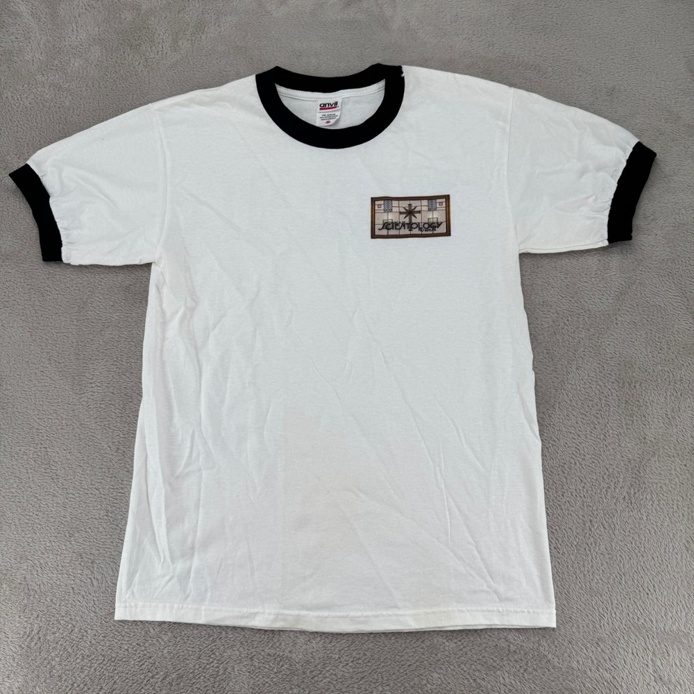 VTG Church Of Scientology Pasadena Hubbard‎ Ringer Shirt Mens M White